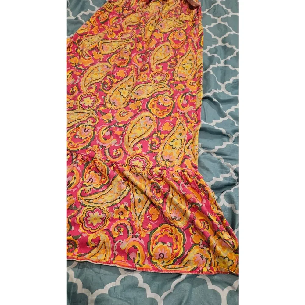 The Children's Place Children's Size 12 Sleeveless Paisley Pattern Dress